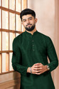 Koshin Men Self Design Straight Kurta