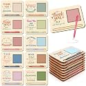 Kosiz 10 Set Wooden Sticky Note Holder Kit, Thank You, Morandi