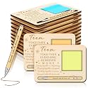 Kosiz 10 Set Wooden Sticky Note Holder Kit, Team, Wood Color