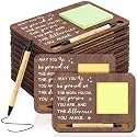 Kosiz 10 Set Wooden Sticky Note Holder Kit, Proud, Brown