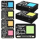 Kosiz 10 Set Wooden Sticky Note Holder Kit, Classic, Black