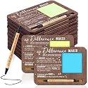 Kosiz 10 Set Wooden Sticky Note Holder Kit, Difference, Brown