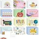 Kosiz 120 Pcs Teacher Cards 4 x 6 Inch Postcards Assorted Greeting Cards Blank Note Cards, 12 Styles