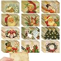 Kosiz 120 Pcs Vintage Christmas Cards 4 x 6 Inch Bulk Blank