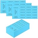 Kosiz 15 Bid 504 Raffle Ticket Sheets Chinese Auction Tickets, Lake Blue