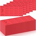 Kosiz 20 Bid 504 Raffle Ticket Sheets Chinese Auction Tickets, Red