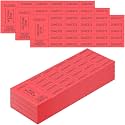 Kosiz 25 Bid 504 Raffle Ticket Sheets Chinese Auction Tickets, Red