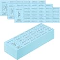 Kosiz 25 Bid 504 Raffle Ticket Sheets Chinese Auction Tickets, Light Blue