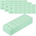 Kosiz 25 Bid 504 Raffle Ticket Sheets Chinese Auction Tickets, Light Green