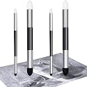 Kosiz Blending Sponge Pen Dual Tip Oil Pastels Blender, White,Black, 4 Pcs