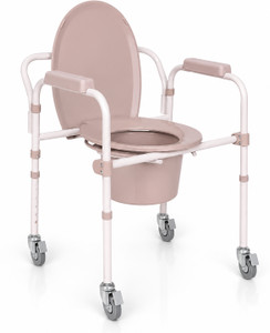 kosmocare premium imported commode with castors commode chair