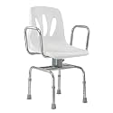 KosmoCare Premium Imported Rotating Shower Chair | Height Adjustable Bath Seat, Tool-Free Assembly Shower Chair with Anti-Slip Rubber Tips for Safety of Seniors & Elderly