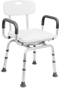 kosmocare swivel shower chair pivoting shower seat  height adjustable rotating bath seat shower chair