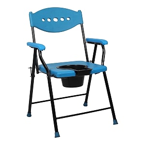 kossto folding commode over toilet bedside commode chair shower seat with removable bucket suitable for senior disabled patients amp pregnant woman green