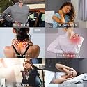 kossto Neck and Shoulder Relaxer for TMJ Pain Relief and Cervical Traction Device for Spine Alignment, Neck Stretcher Chiropractic Pillow for Neck Pain Relief(Black)