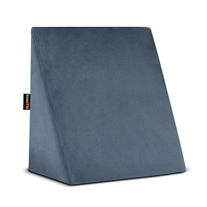 kossto wedge cushion  wedge pillow memory foam for back support acid reflux snoring gerd leg elevation pregnancy  18l x 175w x 11h inch texture grey