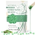 KOTAMU Aloe Vera Hard Waxing Beads for Hair Removal, 1 lb, Sensitive Skin