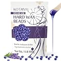 KOTAMU Wax Beads for Hair Removal, 1 lb Lavender Hard Wax Beans