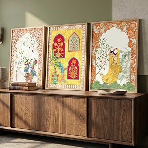 kotart Indian Traditional Madhubani Wall Art Painting