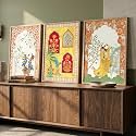 kotart Indian Traditional Madhubani Wall Art Painting