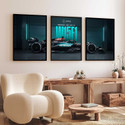KOTART Mercedes F1 Car Framed Painting Perfect