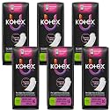 Kotex Natural Balance Absorbent Liners, Long, 16 Count (Pack of Six)