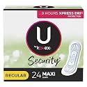 Kotex U Reg Security Maxi 24ct (Pack of 3)