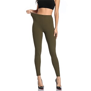 Kotii Womens Soft Full Length Leggings High