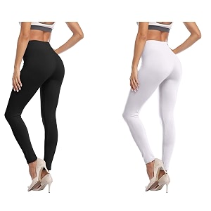 Kotii Womens Soft Full Length Leggings High