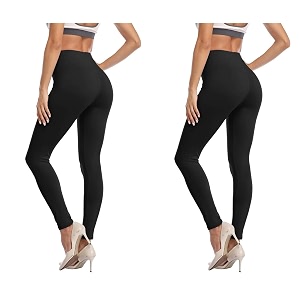 Kotii Womens Soft Full Length Leggings High
