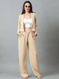 kotty blazer solid women suit