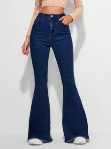 KOTTY Boot-Leg Women Blue Jeans