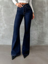 KOTTY Boot-Leg Women Dark Blue Jeans