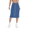 KOTTY Cotton Blend Fit and Flare Skirt