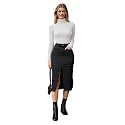 KOTTY Cotton Blend A-Line Skirt