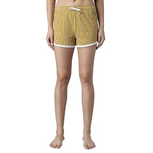 KOTTY Cotton Printed Womens Night Shorts