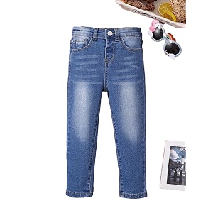kotty girls mid rise regular fit solid jeans