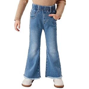 kotty girls mid rise regular fit solid jeans