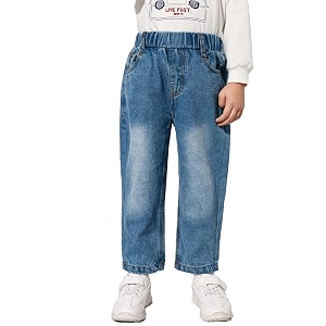kotty girls mid rise regular fit solid jeans