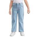 KOTTY Girls Mid Rise Regular Fit Solid Jeans