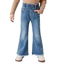KOTTY Girls Mid Rise Regular Fit Solid Jeans