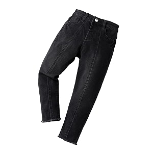 kotty girls mid rise regular fit solid jeans