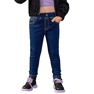 kotty girls mid rise regular fit solid jeans