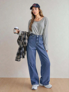 KOTTY Loose Fit Women Blue Jeans