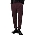 KOTTY Men39s SolidButtonStraightRegular fitCorduroy TrousersPant for Men
