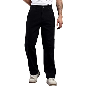kotty men39s solid mid rise utility pocket button willow blue regular cargo