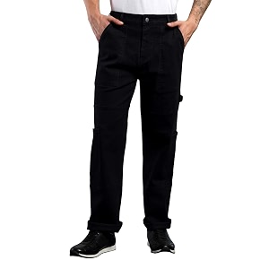 kotty men39s solid mid rise utility pocket button willow blue regular cargo