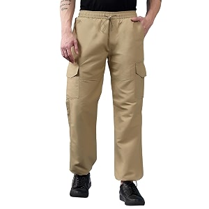 kotty men39s solid mid rise utility pocket button willow blue regular cargo