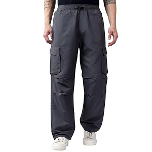 kotty men39s solid mid rise utility pocket button willow blue regular cargo