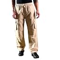KOTTY Men's Solid Mid Rise Utility Pocket Button Willow Blue Regular Cargo